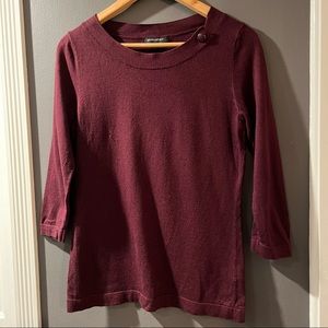 Banana Republic Burgundy Sweater Top